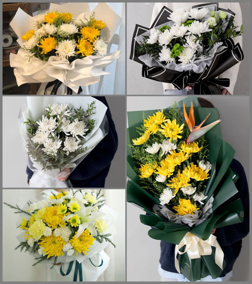 广西桂林叠彩区白事花束代送